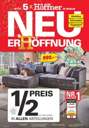 Wohnzimmer Angebot im aktuellen Höffner Prospekt auf Seite 1