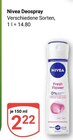 Deospray im Angebot bei GLOBUS in Amberg Deospray Angebote von Nivea bei GLOBUS Amberg für 2,22 €