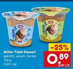 Triple Dessert im Angebot bei Netto Marken-Discount in Moers Triple Dessert Angebote von Müller bei Netto Marken-Discount Moers für 0,89 €