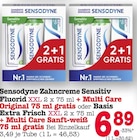 Zahncreme Sensitiv Fluorid XXL im Angebot bei E center in Frankfurt Zahncreme Sensitiv Fluorid XXL Angebote von Sensodyne bei E center Frankfurt für 6,89 €