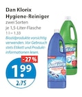 Hygiene-Reiniger im V-Markt Prospekt Hygiene-Reiniger von Dan Klorix im aktuellen V-Markt Prospekt für 1,99 €