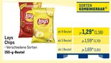 Chips von Lays für 1,38 € bei METRO im Angebot Chips von Lays im aktuellen METRO Prospekt