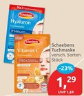 Tuchmaske im budni Prospekt Tuchmaske von Schaebens im aktuellen budni Prospekt für 1,29 €