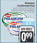 Frischkäsezubereitung von Philadelphia im aktuellen E xpress Prospekt für 0,99 €
