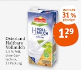 Haltbare Vollmilch im Angebot bei tegut in Jena Haltbare Vollmilch Angebote von Osterland bei tegut Jena für 1,29 €