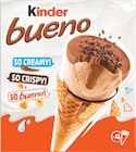 Cônes glacés Bueno chocolat au lait - KINDER - Intermarché Express à Nice Cônes glacés Bueno chocolat au lait - KINDER en promo chez Intermarché Express Nice à 1,82 €