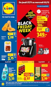 Catalogue Lidl de la semaine "BLACK FRIDAY WEEK" avec 1 pages, valide du 27/11/2025 au 03/12/2025 pour La Richardais et alentours Prospectus Lidl de la semaine "BLACK FRIDAY WEEK" avec 1 pages, valide du 27/11/2025 au 03/12/2025 pour La Richardais et alentours
