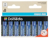 Piles Alcalines Powermax LR6 x8 - DOMÉDIA - Intermarché Super à Grenoble Piles Alcalines Powermax LR6 x8 - DOMÉDIA en promo chez Intermarché Super Grenoble à 2,99 €