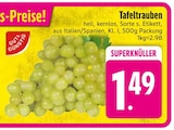Weintrauben im EDEKA Prospekt Tafeltrauben im aktuellen EDEKA Prospekt für 1,49 €