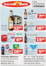 Aktueller Getränke Oase Prospekt mit Warsteiner, "Aktuelle Angebote", Seite 1
