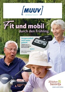 MUUV GmbH Prospekt Fit und mobil durch den Frühling mit 6 Seiten