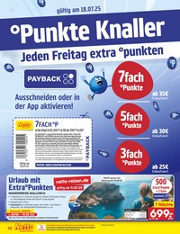Discounter Reisen im Netto Marken-Discount Prospekt "Aktuelle Angebote" auf Seite 64