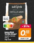 Tortilla Wraps von Bakersfield im aktuellen Netto mit dem Scottie Prospekt
