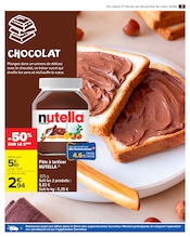Nutella Angebote im Prospekt "CHOCOLAT" von Carrefour Market Nutella Angebote im Prospekt "CHOCOLAT" von Carrefour Market auf Seite 5