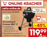 Holzkohlegrill Chelsea 480° C Angebote bei Netto Marken-Discount Haltern am See für 119,99 €