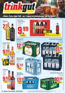 Bitburger im aktuellen Trinkgut Prospekt (Lehrte) Bitburger im Trinkgut Prospekt "Aktuelle Angebote" mit 6 Seiten (Lehrte)