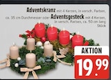 Adventskranz oder Adventsgesteck im E center Prospekt zum Preis von 19,99 €