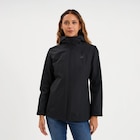 Parka 3-en-1 chaude et imperméable noir femme en promo chez La Halle Cannes à 69,99 €