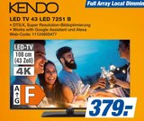 Aktuelles LED TV 43 LED 7251 B Angebot bei expert in Bad Salzuflen ab 379,00 €