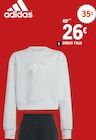 Sweat Fille - Adidas dans le catalogue E.Leclerc