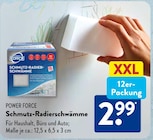 Schmutz-Radierschwämme von POWER FORCE im aktuellen ALDI SÜD Prospekt für 2,99 €