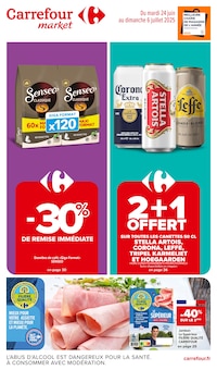 Prospectus Carrefour Market à Beaurains, "Carrefour market", 60 pages de promos valables du 24/06/2025 au 06/07/2025