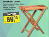 Tablett mit Gestell bei wohnstore Westermann im Rheda-Wiedenbrück Prospekt für 89,95 €