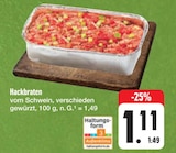 Aktuelles Hackbraten Angebot bei E center in Nürnberg ab 1,11 €