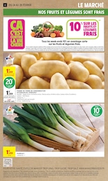 Prix et réduction Poireau dans le prospectus Intermarché Super en cours Offre Poireau dans le catalogue Intermarché Super du moment à la page 4