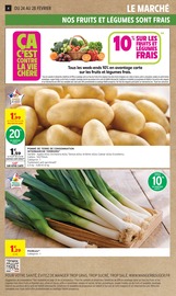 Promos Poireau dans le catalogue "-60% DE REMISE IMMÉDIATE SUR LE 2ÈME" de Intermarché Super à la page 4