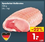 Spanferkel-Rollbraten im Angebot bei Netto Marken-Discount in Straubing Spanferkel-Rollbraten Angebote bei Netto Marken-Discount Straubing für 1,00 €