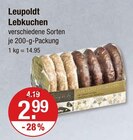 Lebkuchen im V-Markt Prospekt Lebkuchen von Leupoldt im aktuellen V-Markt Prospekt für 2,99 €