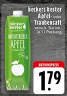 Apfelsaft Angebote von beckers bester bei EDEKA Ibbenbüren für 1,79 €