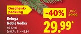 Noble Vodka Angebote von Beluga bei Lidl Wesel für 29,99 €