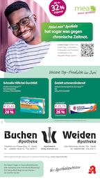 Apotheken Prospekt von mea - meine apotheke in Sanitz Aktueller mea - meine apotheke Apotheken Prospekt für Sanitz: Unsere Juni-Angebote mit 4} Seiten, 01.06.2026 - 30.06.2026