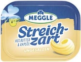 Butter oder Streichzart von Meggle für 1,29 € bei famila Nordwest im Angebot Butter oder Streichzart von Meggle im aktuellen famila Nordwest Prospekt