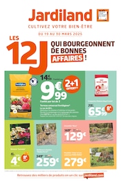 Catalogue Jardineries & Animaleries Jardiland en cours à Fayl-Billot et alentours, "LES 12 J QUI BOURGEONNENT DE BONNES AFFAIRES !", 12 pages, 19/03/2025 - 30/03/2025