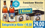 Weissbier im Angebot bei EDEKA in Gießen Weissbier Angebote von Franziskaner bei EDEKA Gießen für 14,50 €