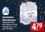 Mineralwasser Angebote von Gerolsteiner bei famila Nordost Norderstedt für 4,79 €
