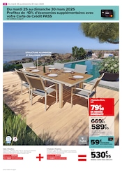 Promos Décoration Extérieure dans le catalogue "PROFITER ENFIN DE SON JARDIN" de Carrefour à la page 4