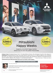 Mitsubishi Prospekt Mitsubishi Happy Weeks mit 1 Seite