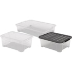 SUR TOUTES LES BOÎTES DE RANGEMENT PLASTIQUE - CARREFOUR HOME en promo chez Carrefour Market Béziers
