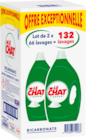 Lessive Liquide Bicarbonate Le Chat en promo chez Auchan Hypermarché Poitiers à 19,89 €