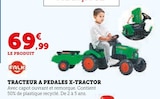 Tracteur à pédales X-Tractor - Falk en promo chez Super U Tracteur à pédales X-Tractor - Falk dans le catalogue Super U