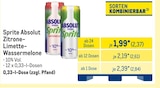 Zitrone- Limette- Wassermelone von Sprite Absolut für 2,37 € bei METRO im Angebot Zitrone- Limette- Wassermelone von Sprite Absolut im aktuellen METRO Prospekt