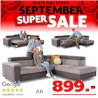 Aktuelles Boston Ecksofa Angebot bei Seats and Sofas in Bochum ab 899,00 €