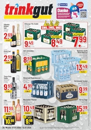 Aktueller Trinkgut GetrĂ€nkemĂ€rkte Prospekt fĂŒr Witten 07.07.2025 - 12.07.2025 Trinkgut Prospekt fĂŒr Witten mit 6 Seiten