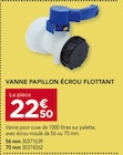 Gedimat Villers-Sire-Nicole - Promo Vanne Papillon Écrou Flottant Promo Vanne Papillon Écrou Flottant à 22,50 € dans le catalogue Gedimat à Villers-Sire-Nicole