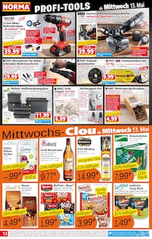 Bohrmaschine im Norma Prospekt "Mehr fürs Geld" mit 19 Seiten (Fürth)