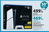 Console Playstation 5 Edition Digitale - SONY en promo chez Super U Montélimar à 469,99 €